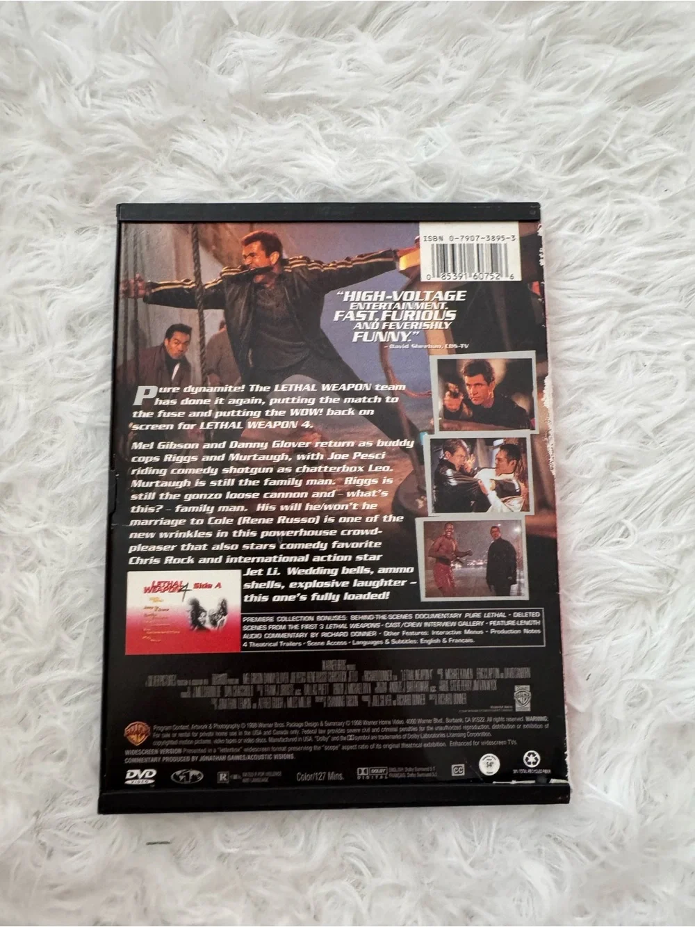 Lethal Weapon 4 (Red) Movie DVD